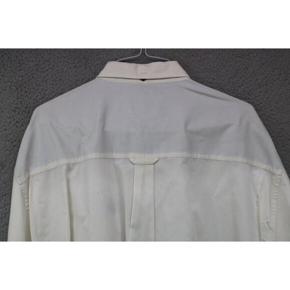 Gant Chelsea Twill Men's Vintage Long Sleeve Button Up Shirt-Size XL-Y2K - Picture 10 of 10